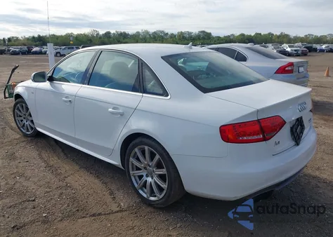 2012 Audi A4 2.0T Premium from USA, damaged, VIN WAUFFAFL2CN016737
